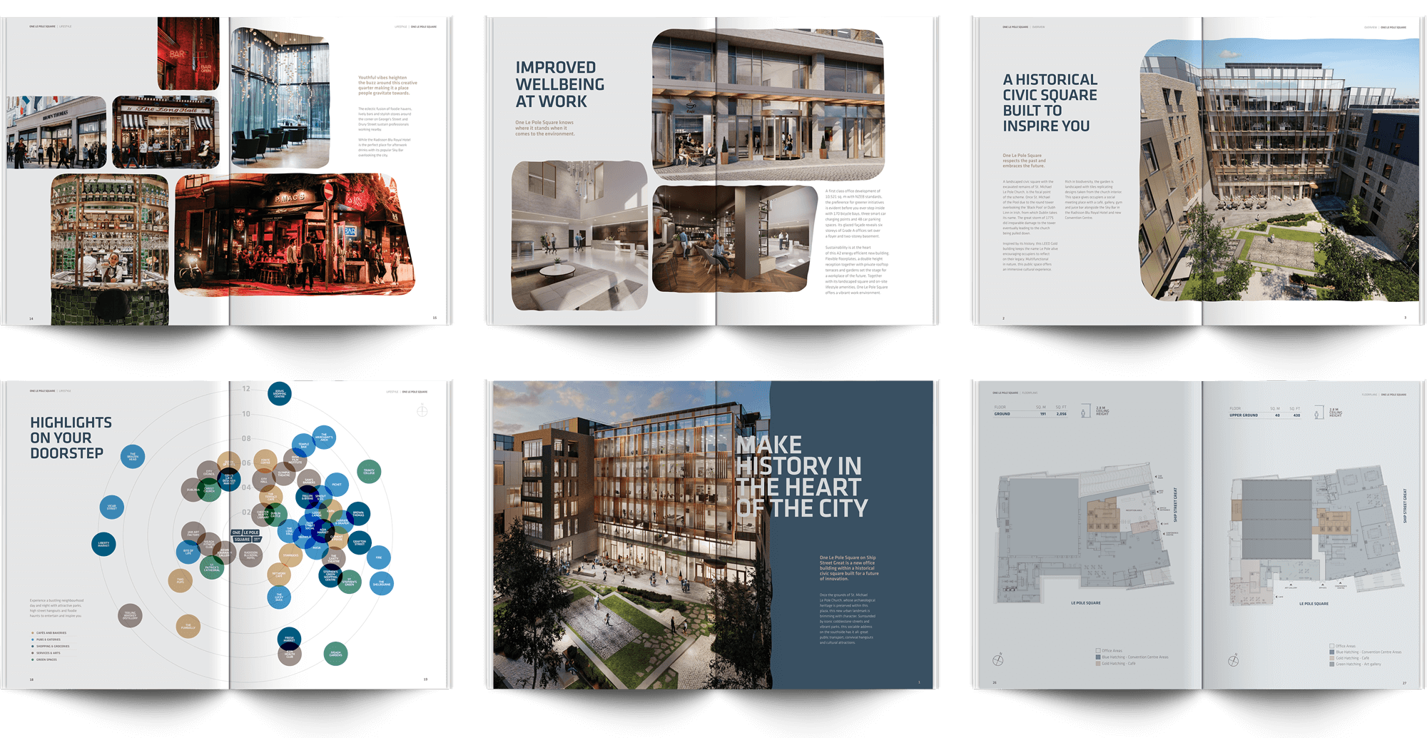 Custom brochure layout - One Le Pole Square