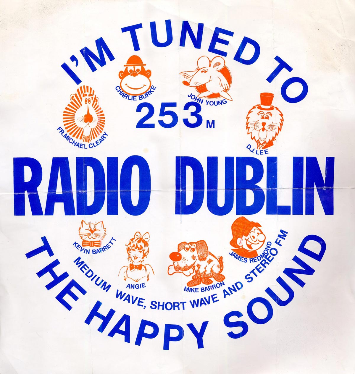 Poster design with retro/vintage feel for Radio Dublin