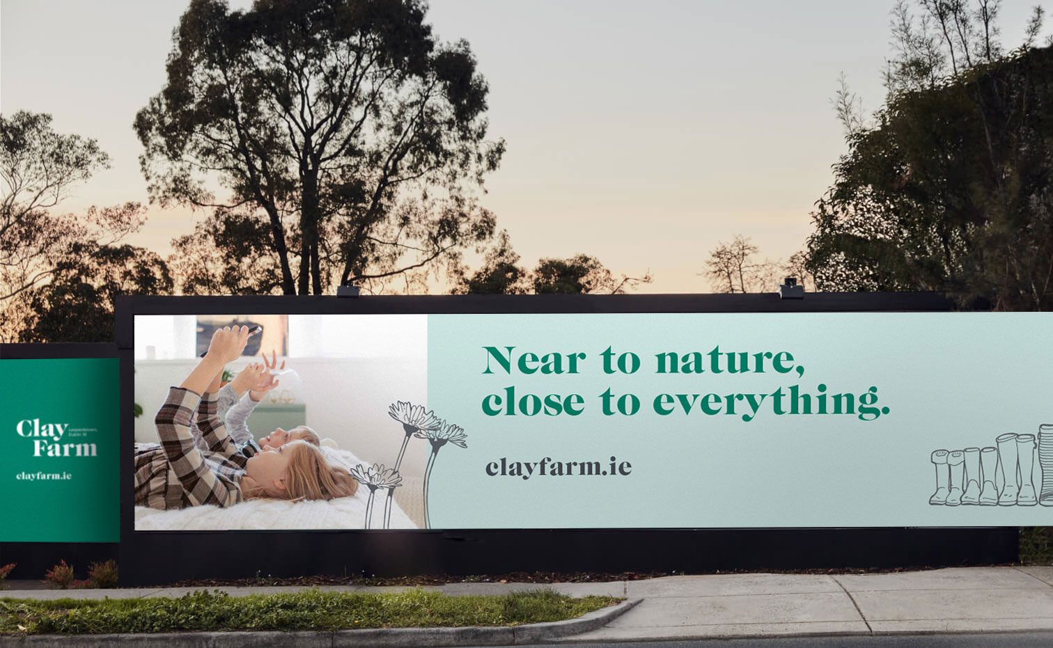 Billboard custom advertising designed by Originate Ireland
