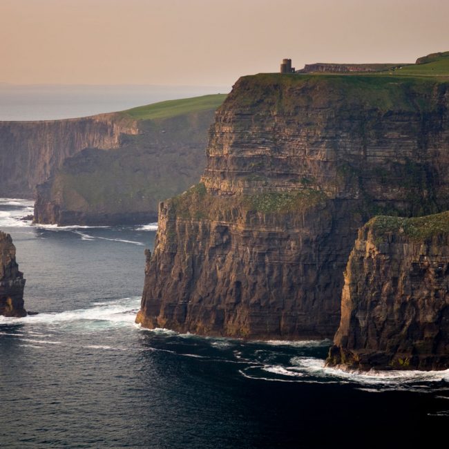 Picturesque photo of the Cliffs of Moher in Ireland