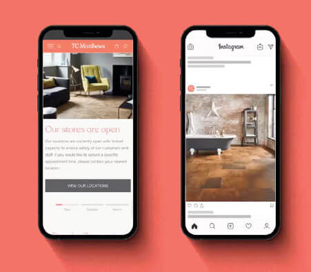 TC Matthews Mobile Responsive Design